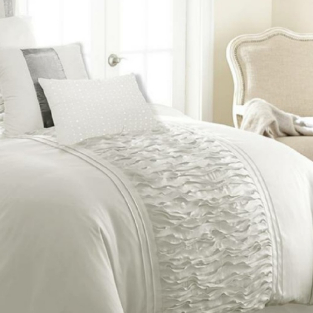 Marylin Home Collection 7PC Ruffle Embellished Overfilled Comforter Set - Picture 2 of 3